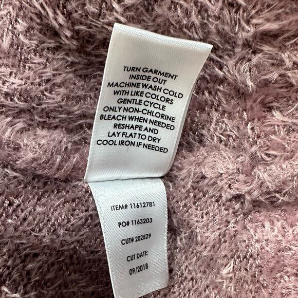 Torrid Lounge Cardigan Womens Size 2X Dusty Rose Feather Yarn Lounge Pockets - Picture 8 of 8